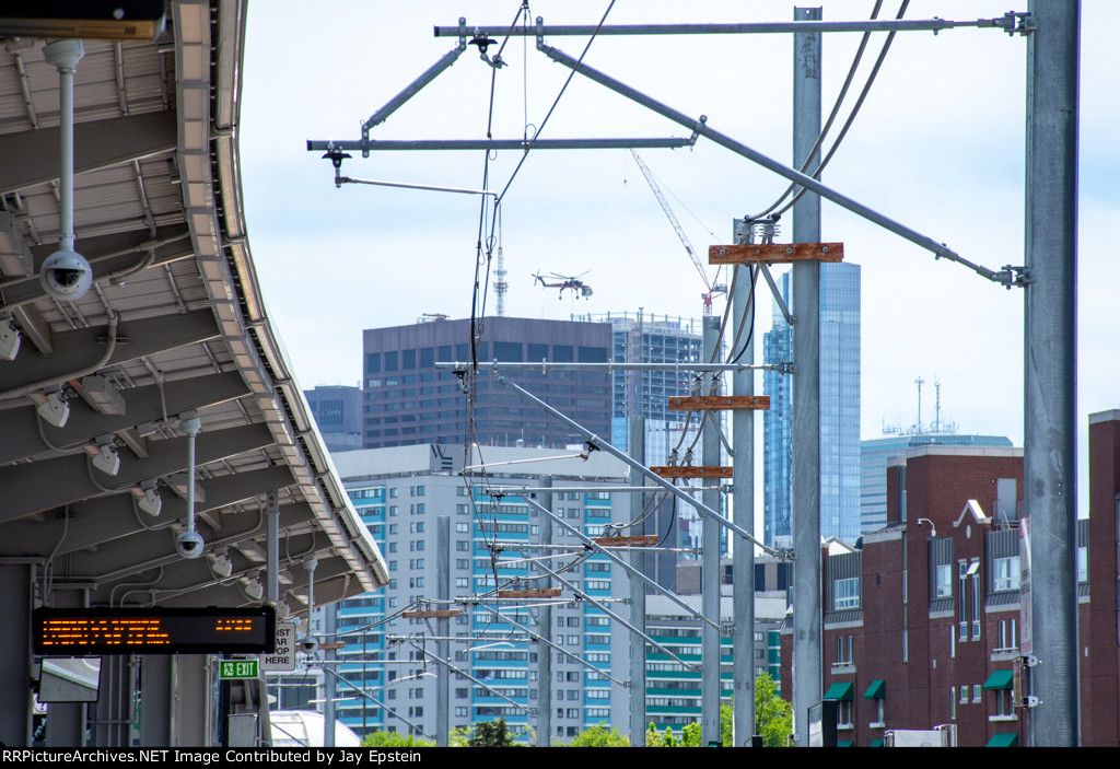 Catenary and a Skycrane